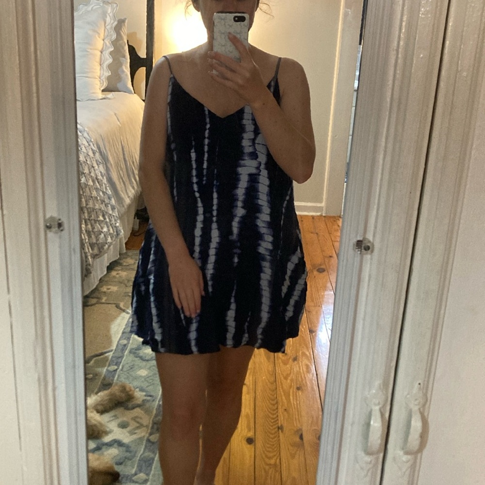 Spaghetti strap flowy summer dress